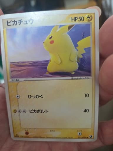 Desert Pikachu Pokemon Card