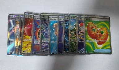 Korean Pokemon Card Items SR 12 Pieces