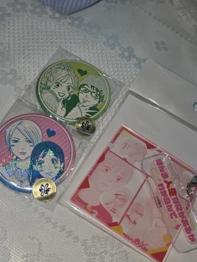 Love Complex Love Com Classic Can Badge Acrylic Keychain
