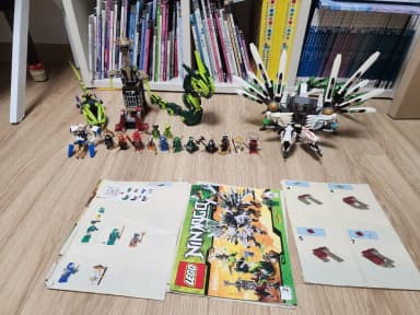 Lego Ninjago 9450 Dragon Battle Full Set (Manual Included)