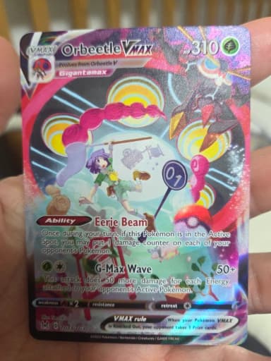 Pokemon Card Ora Batt VMAX Rare Card CSR