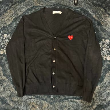 Comdegarsong Play Cardigan Black