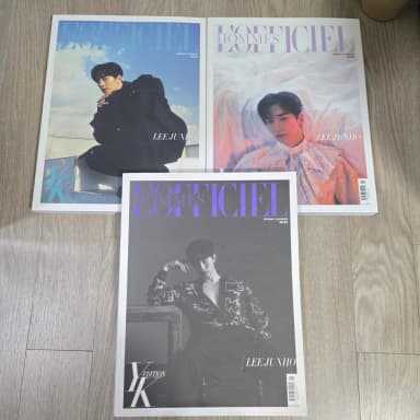 L'Officiel Hommes Lee Juneho 2022 Spring/Summer 3-Piece Set