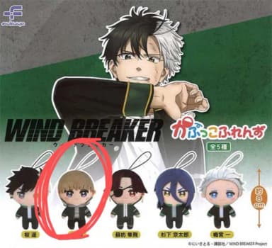 (Sealed) Windbreaker Winbre Kapuko Gacha Nui Kaji Ren