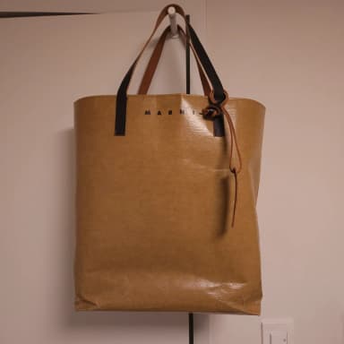 Marni Tote Bag Shopping Bag Camel