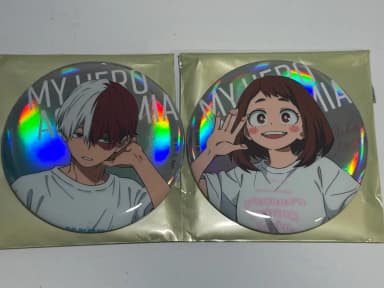 Nahia Baseyard Aurora Can Badge Shoto Uraraka Bulk Sale