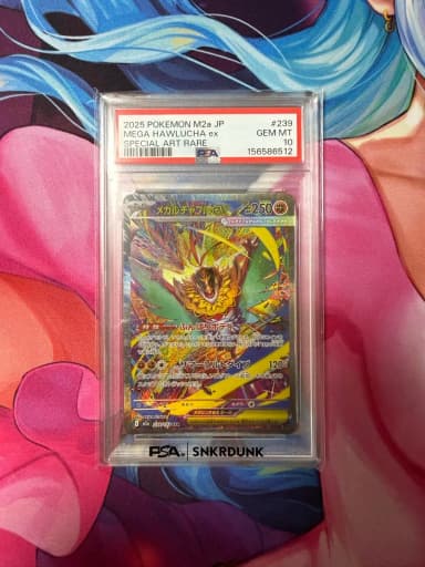 Pokemon Card Mega Lucario PSA 10