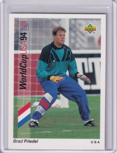 1993 Upper Deck Brad Friedel USA World Cup Soccer Card