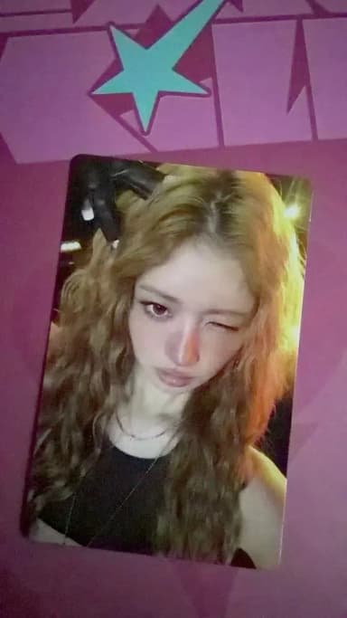 Ive Lay Looks Can Kill 1st Week Broadcast Fan Gift Photocard