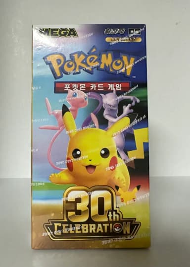 Pokemon 30th Anniversary Card Sealed (Shrink O)