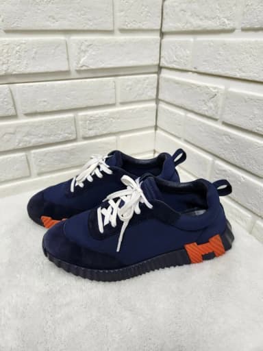 [43/Authentic] Hermes Bouncing Sneakers Marine
