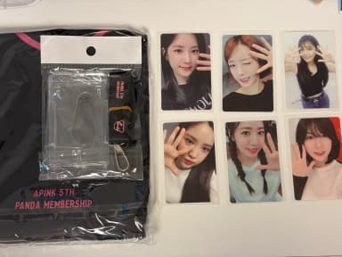 Apink Panda 5th Generation Goods and Poca
