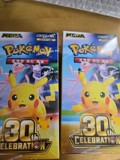 Pokemon Card 30th Anniversary Box Shrink x