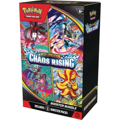 Pokemon Card Chaos Rising Booster Bundle English Version 6 Packs