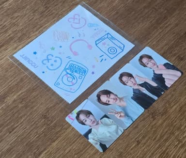Shinee Onew Jingu Membership Gift (Moderncon) Photocard 4, Eyeglass Cloth
