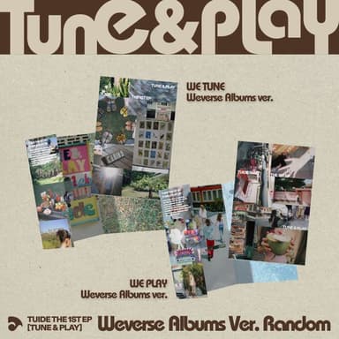 [Round 2] [Online Lucky Draw Event] TUIDE - 1st EP Album [TUNE & PLAY] (Weverse Albums ver.) (Random Ver.) **Non-refundable**