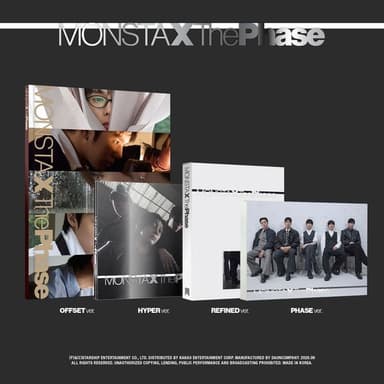 [4CD Set] MONSTA X - EP Album [The Phase]