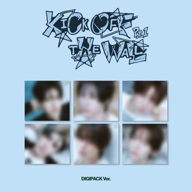[6CD Set] KickFlip - 5th Mini Album [KICK OFF THE WALL Pt.1] (DIGIPACK Ver.)