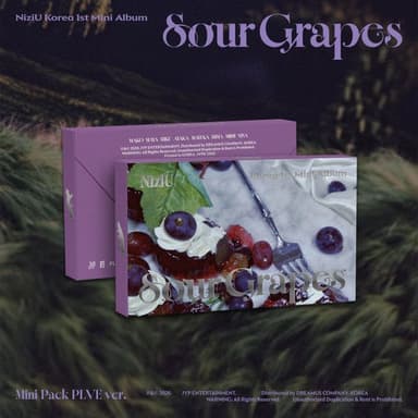 NiziU - 1st Korean Mini Album [Sour Grapes] (Mini Pack PLVE Ver.)