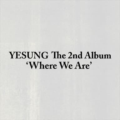 [3CD Set] Yesung - 2nd Studio Album [Where We Are] (Photobook Ver.)