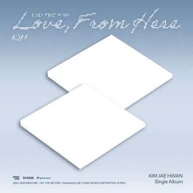 [Ketapo Special Gift] [2CD Set] Kim Jae Hwan - Single Album [Love, From Here]