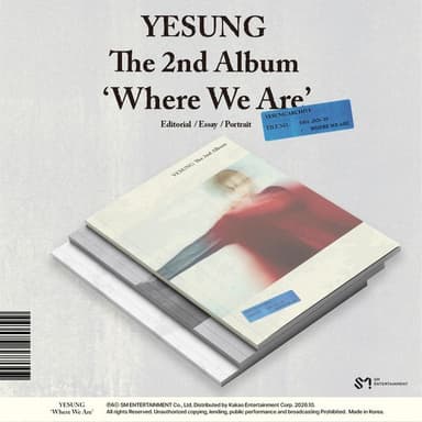 [Countdown Live] Yesung (YESUNG) - 2nd Studio Album [Where We Are] (Photobook Ver.) (Random Ver.)