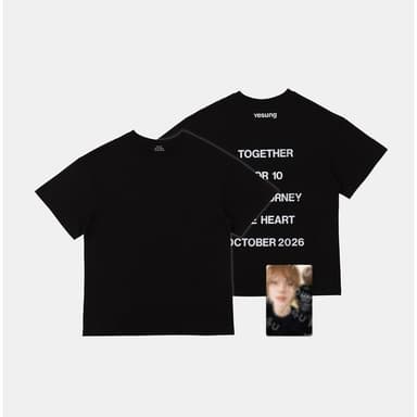 YESUNG - [2026 YESUNG 10TH ANNIVERSARY TOUR [ABOUT THE THINGS WE CALLED ORDINARY] MD] T-shirt SET (Where We Are Ver.)