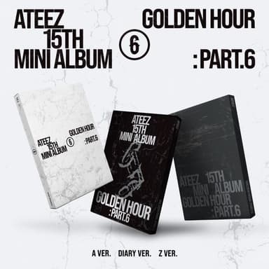 [3CD Set] ATEEZ - 15th Mini Album [GOLDEN HOUR : Part.6]