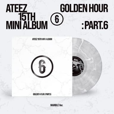 ATEEZ - 15th Mini Album [GOLDEN HOUR : Part.6] (MARBLE Ver.) (LP)