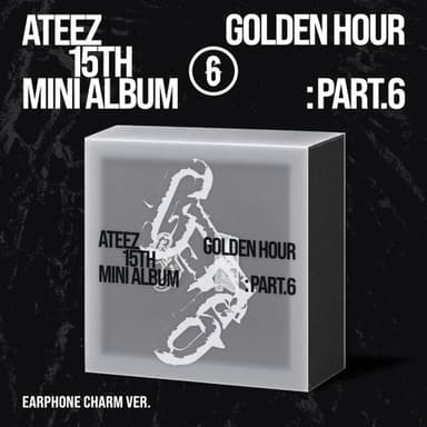 ATEEZ - 15th Mini Album [GOLDEN HOUR : Part.6] (EARPHONE CHARM Ver.)
