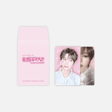 NCT WISH - [4th Mini Album [I SPY] POP UP [WISH LAND] MD] Random Trading Card (Lover Boy Ver.)