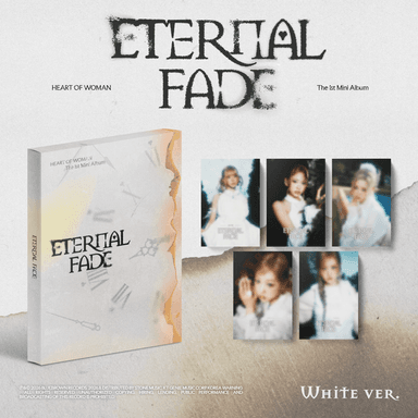 [Ketapo Special Gift] Heart of Woman - 1st Mini Album [ETERNAL FADE] (White Ver.)