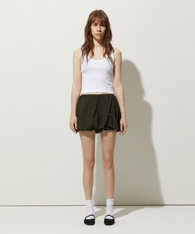 BALLOON SKIRT PANTS_KHAKI