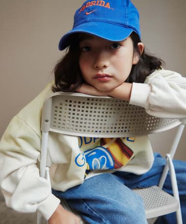 Oil Sweatshirt_Ivory_Kids