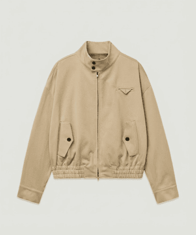 Postino Cotton Harrington Jacket Beige