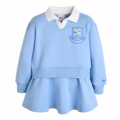 Nike Girls One-piece Dress (Toddler) Blue