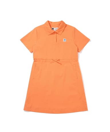 Breeze Collar Dress Kids ORANGE