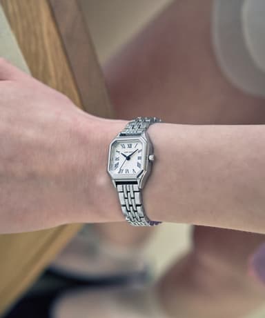 Encore Square Watch - Silver / ST1100SSS