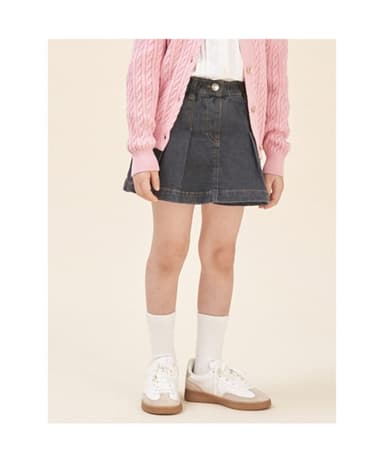 Raw Denim Skirt Pants Ash (BI5827G054) (BI5827G054)