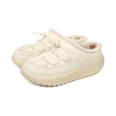 Elio Padded Slippers Beige