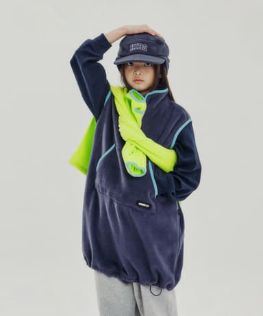 Half-zip Fleece Dress_PURPLE (PUR)