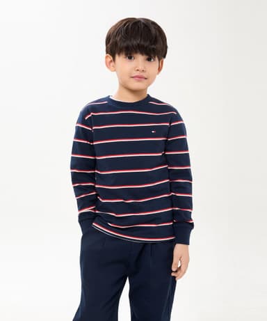 striped long-sleeve T-shirt