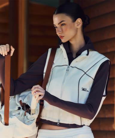 Haven Fleece Crop Vest W (3 colors)