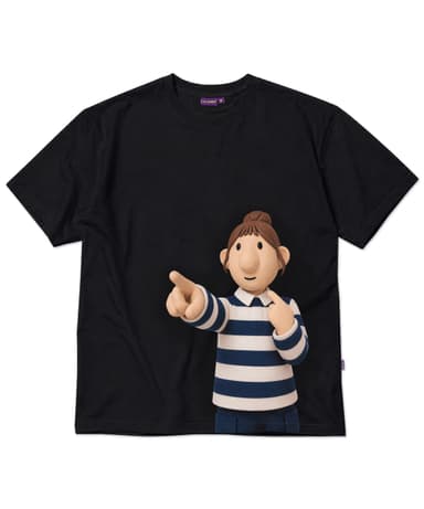 Litwamet T-shirt for You and Me - Black