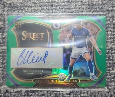 24-25 Panini Select Ipswich George Hurst Rookie Auto 3/5 (5 Limited)