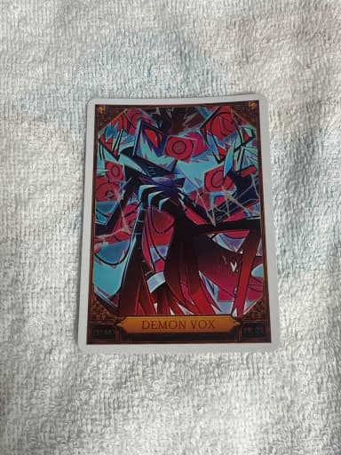 Hazbin Hotel Promo Card Demon Vox