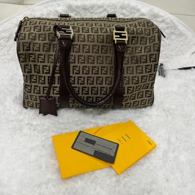 Fendi Fendi Jucca Boston Tote Bag