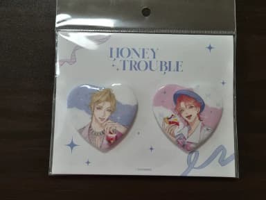 Sealed Honey Trouble Japan Pop-Up Heart Can Badge