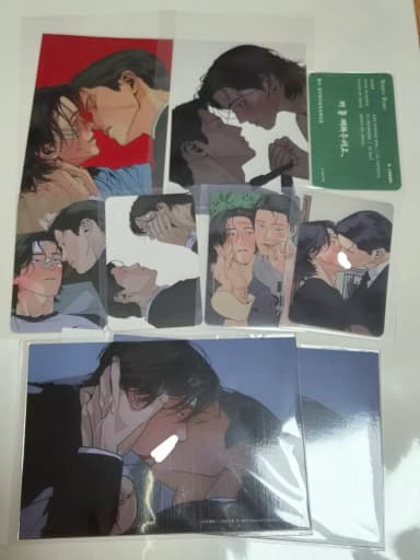 오늘만할인) 주의평화 인화사진 포카 양도 봄스윗홈 10특 살롱드르봉 레봄 특전 모펀 비온 투니크 안평화 주인철 봄툰 bl 웹툰 master peace