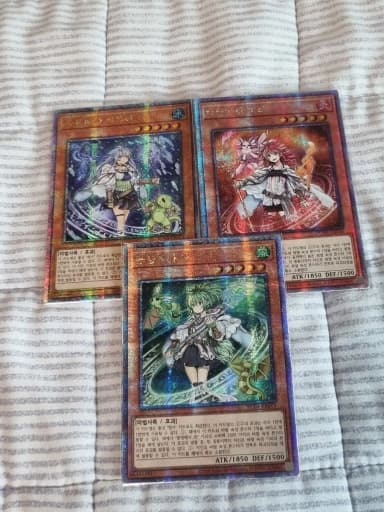 Yu-Gi-Oh! Flowering Maiden Hita Winding Maiden Win Spirit Maiden Eria Quaff 3 Cards Maidens